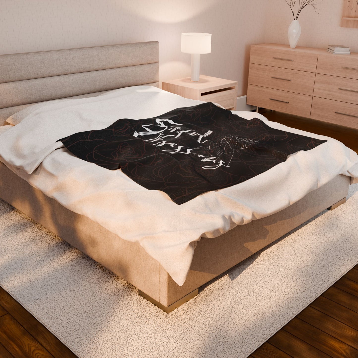 Sinful Obsessions Velveteen Plush Blanket
