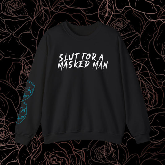 Slut for A Masked Man Sleeve Crewneck