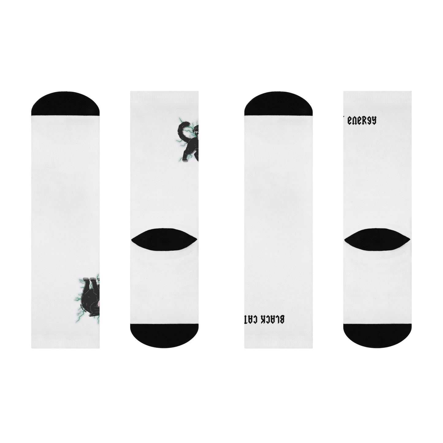 Black Cat Energy Crew Socks