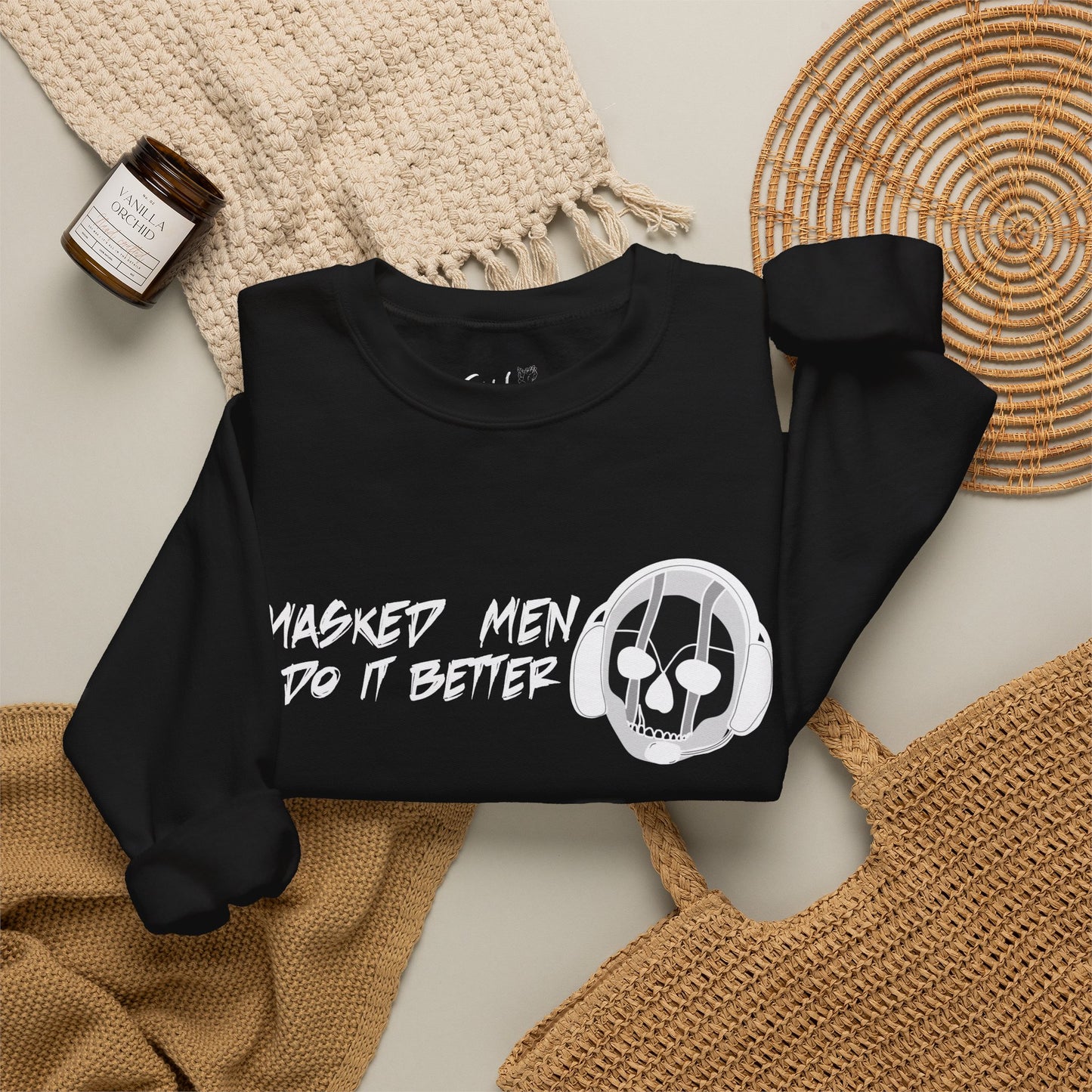 Masked Men w/ Sleeve Print