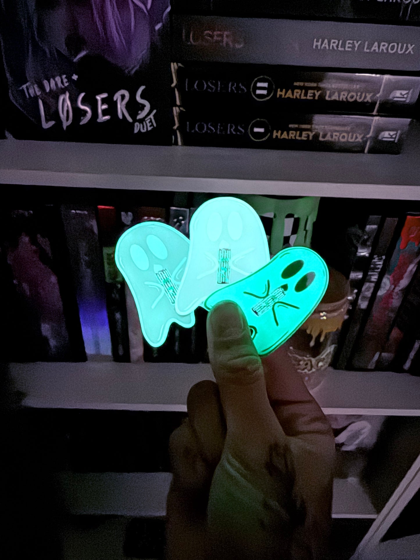 Glow in the dark Ghost energy drink sticker