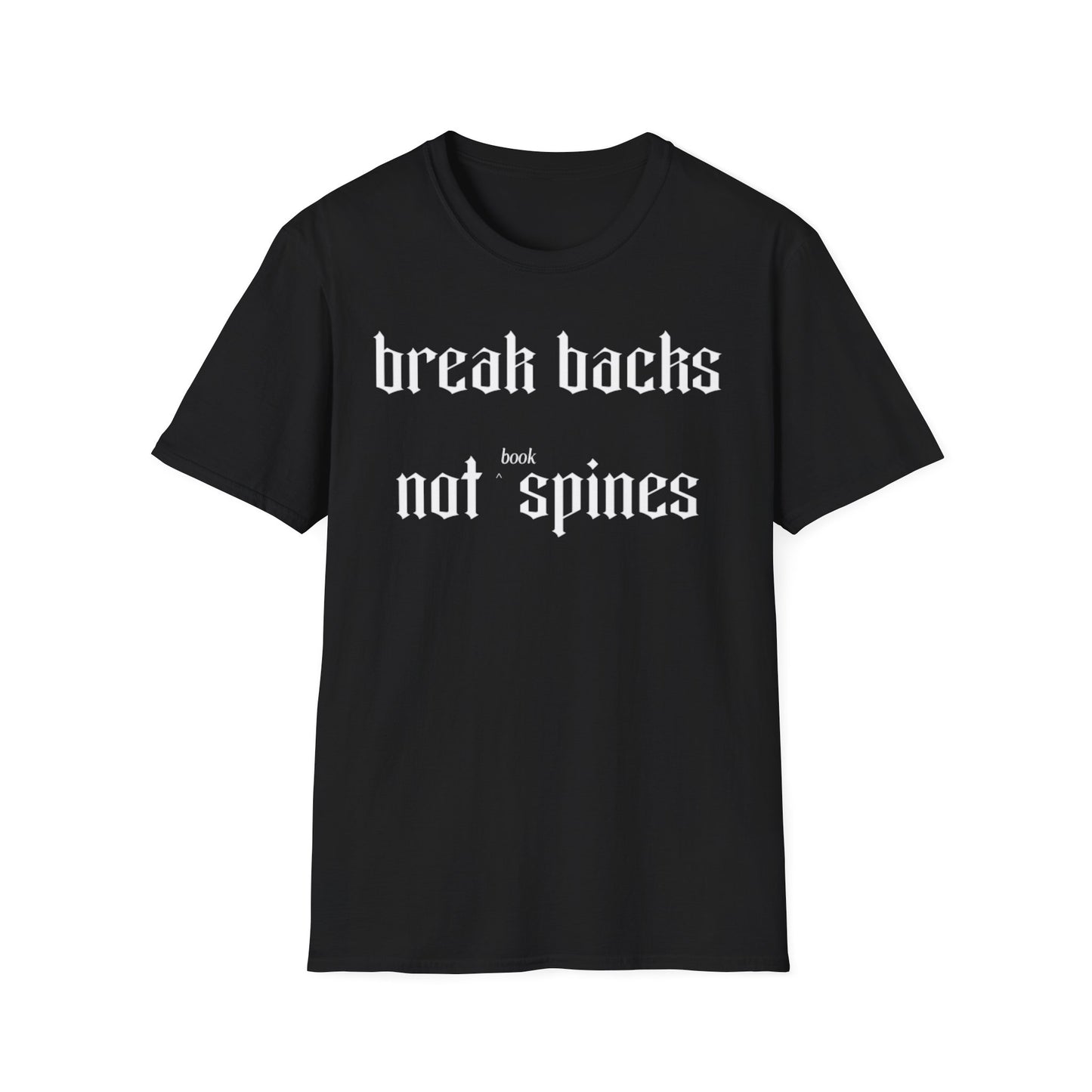 Break backs not (book) Spines