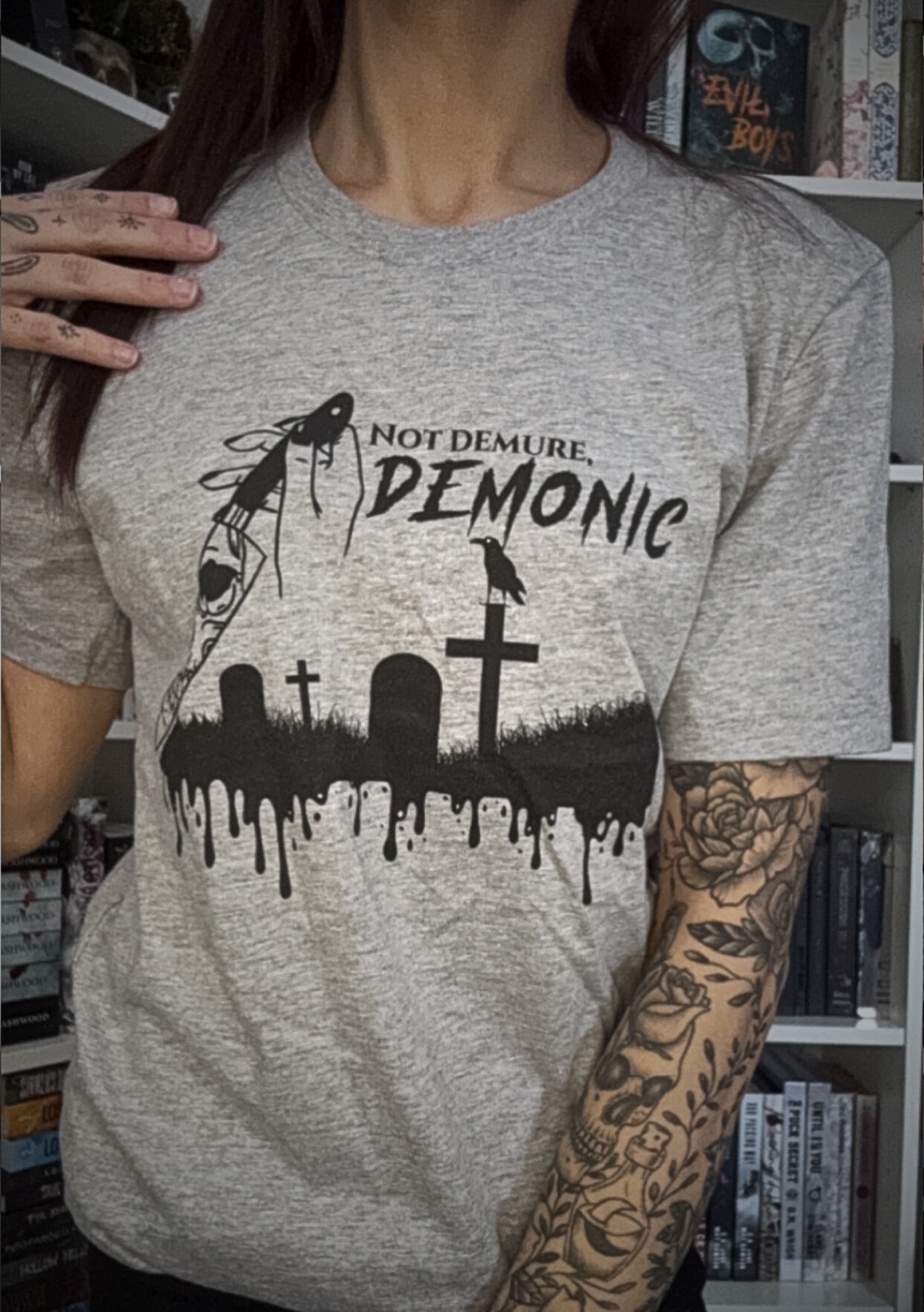 Not Demure, Demonic Tee