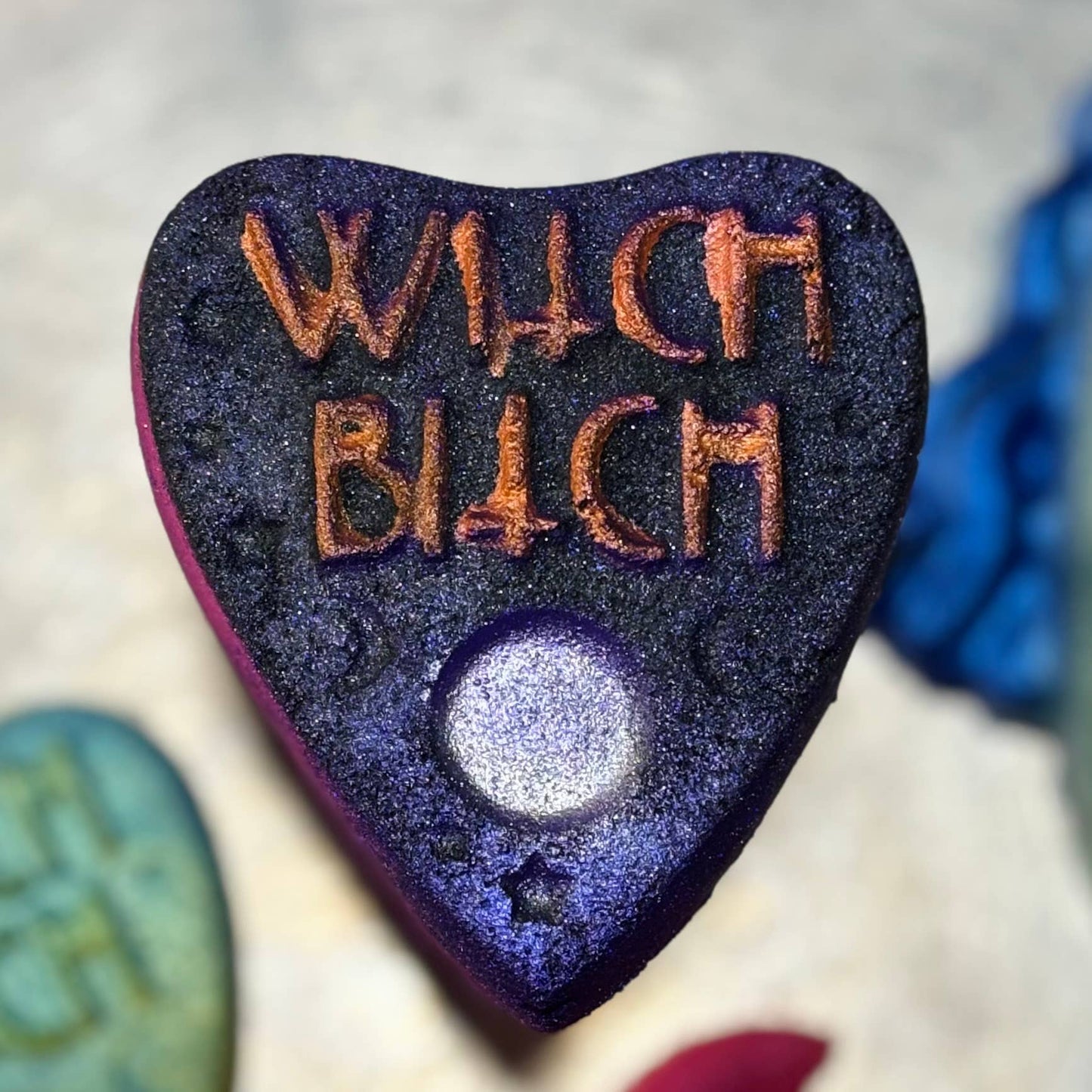 Witch Bitch Bath Bomb (black,orange,purple)