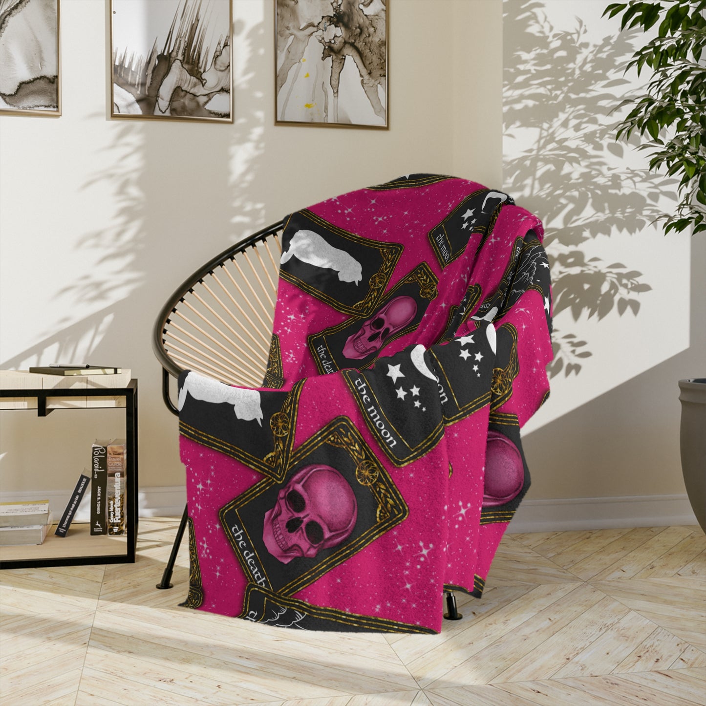 Tarot Card Microfiber Blanket