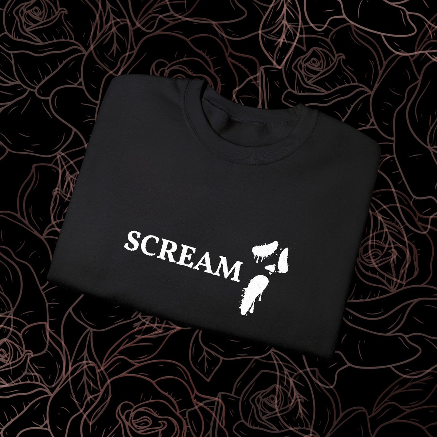 SCREAM Embroidered Crew