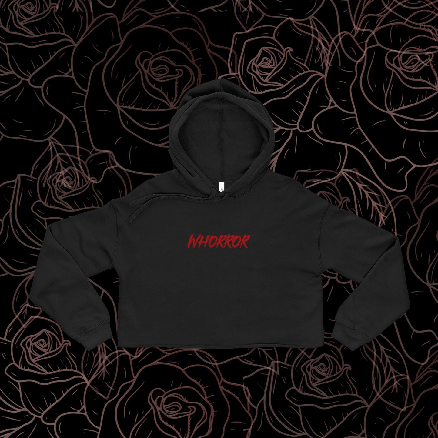 Whorror Cropped Hoodie