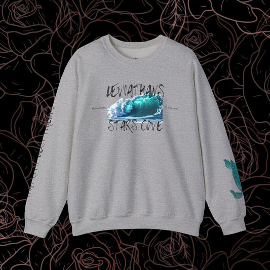 Leviathans Crewneck with Sleeve Print