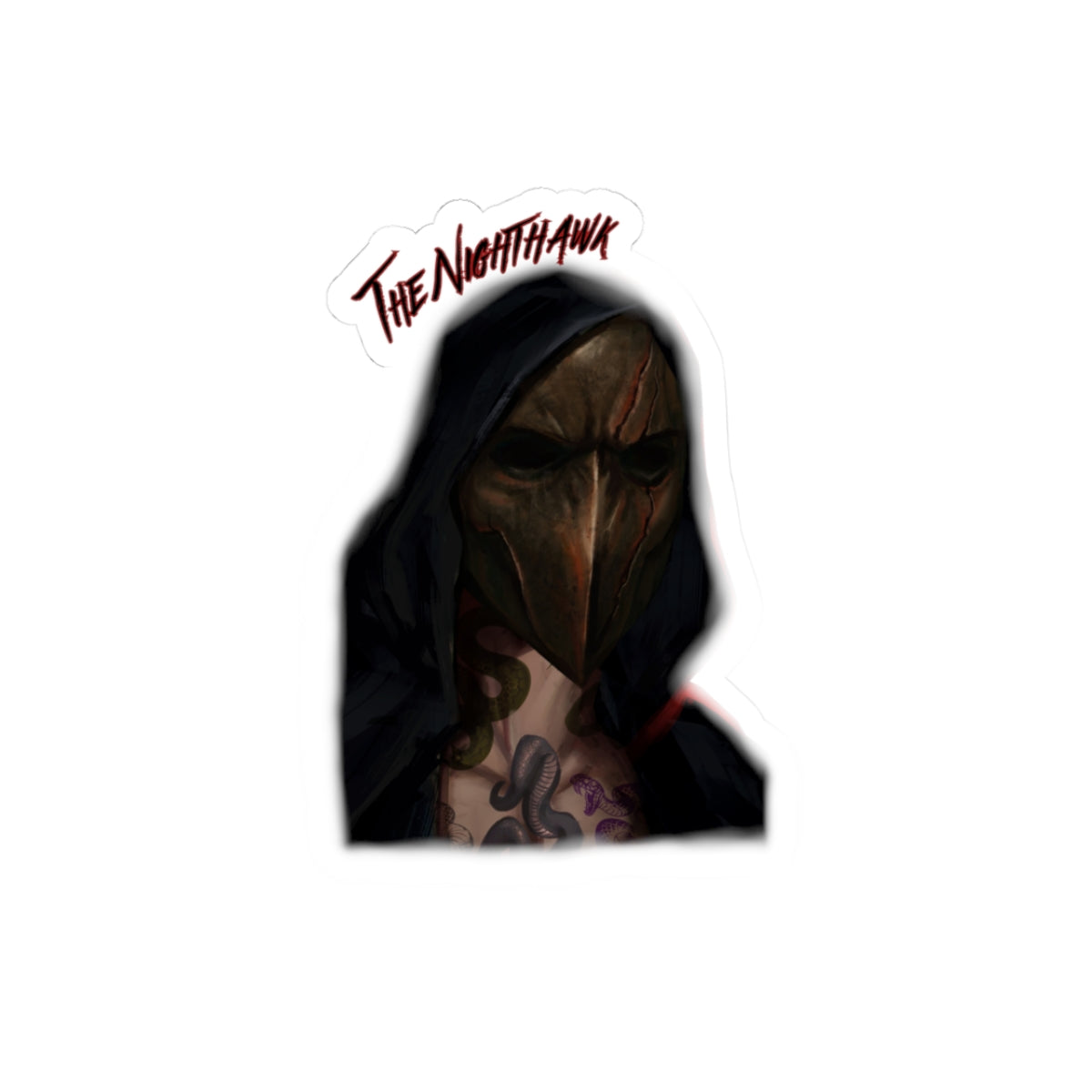 The night hawk sticker