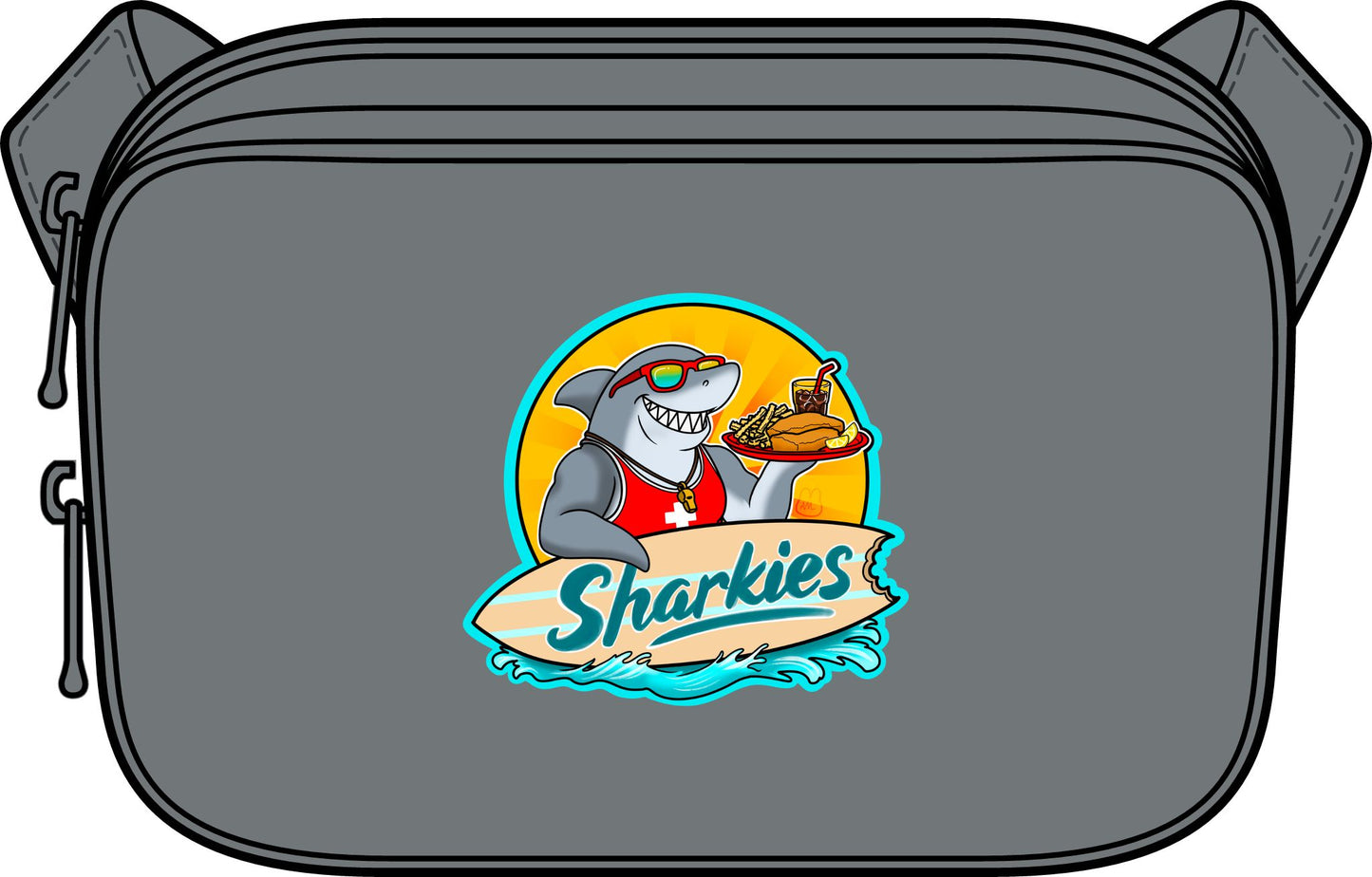 Matte Sharkies Crossbody Bag