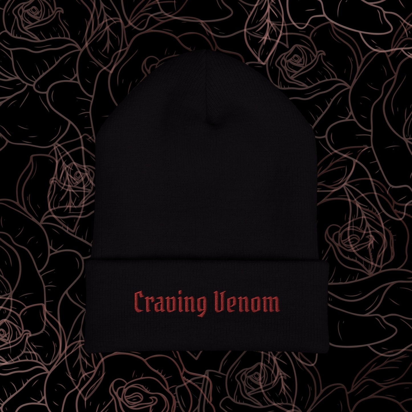 Craving Venom Embroidered Beanie