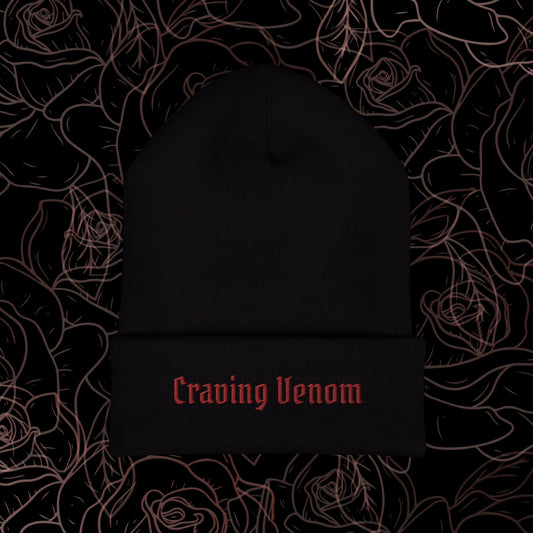 Craving Venom Embroidered Beanie