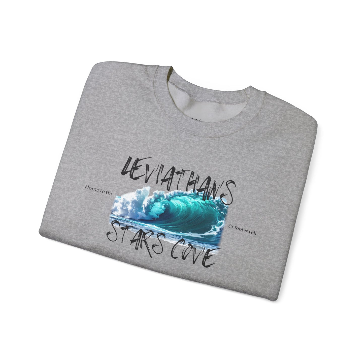 Leviathans Crewneck with Sleeve Print