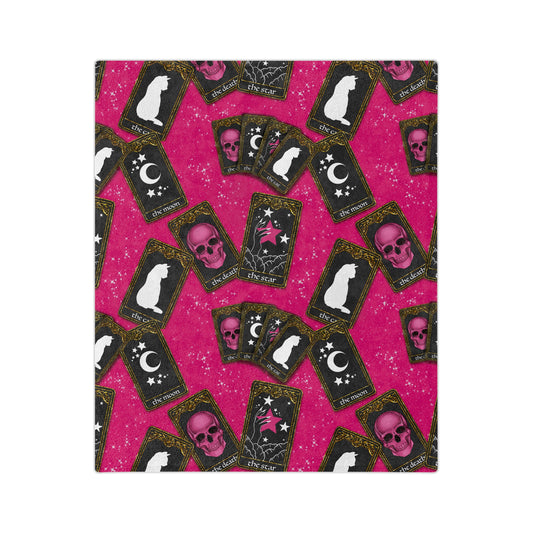 Tarot Card Microfiber Blanket