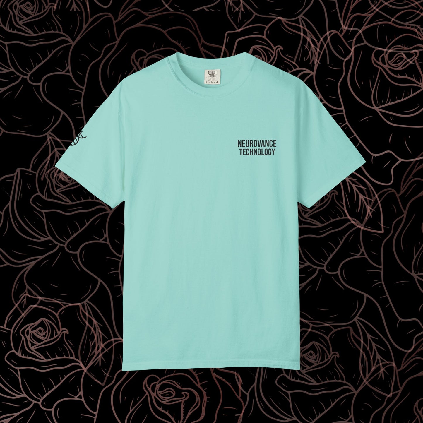 Neurovance Embroidered Tee with sleeve Embroidery