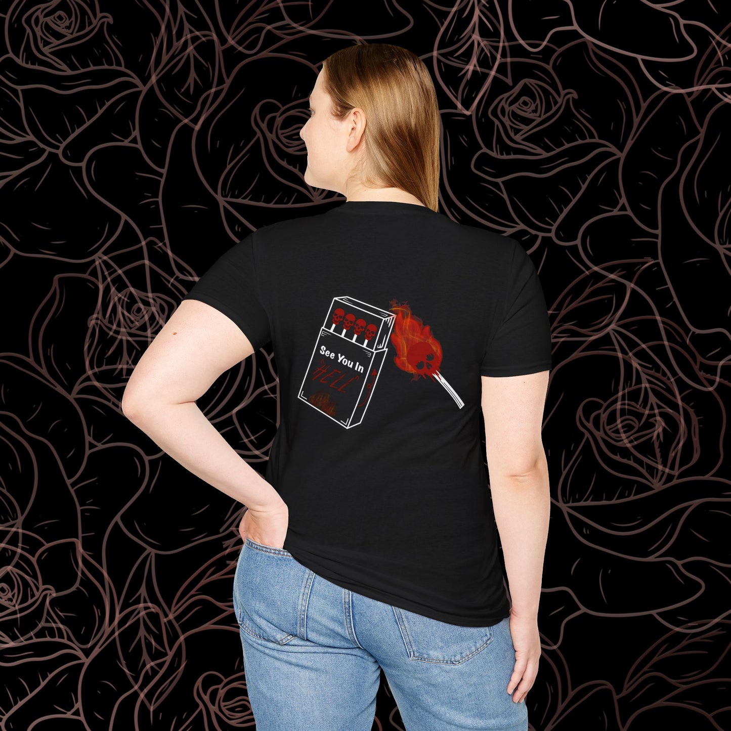 See you In Hell pocket tee