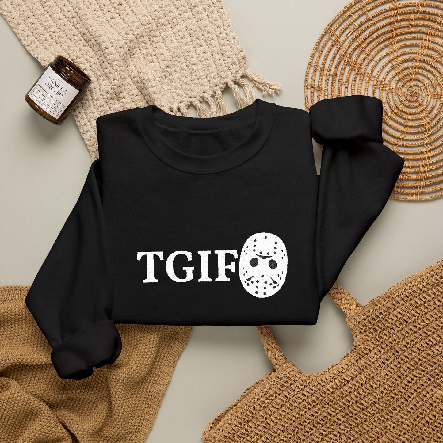 TGIF embroidery Crew