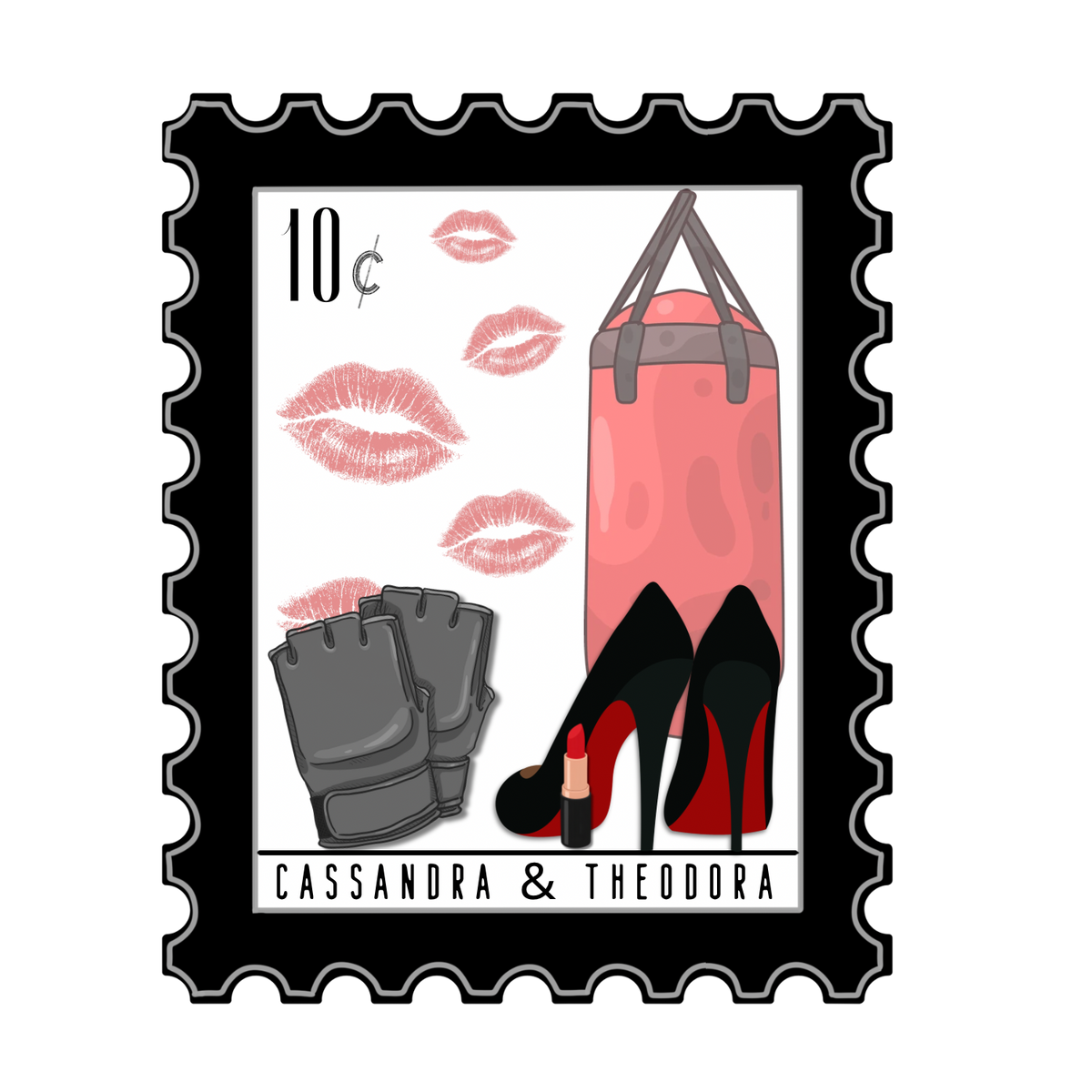 The Monster & The Masochist Stamp Sticker