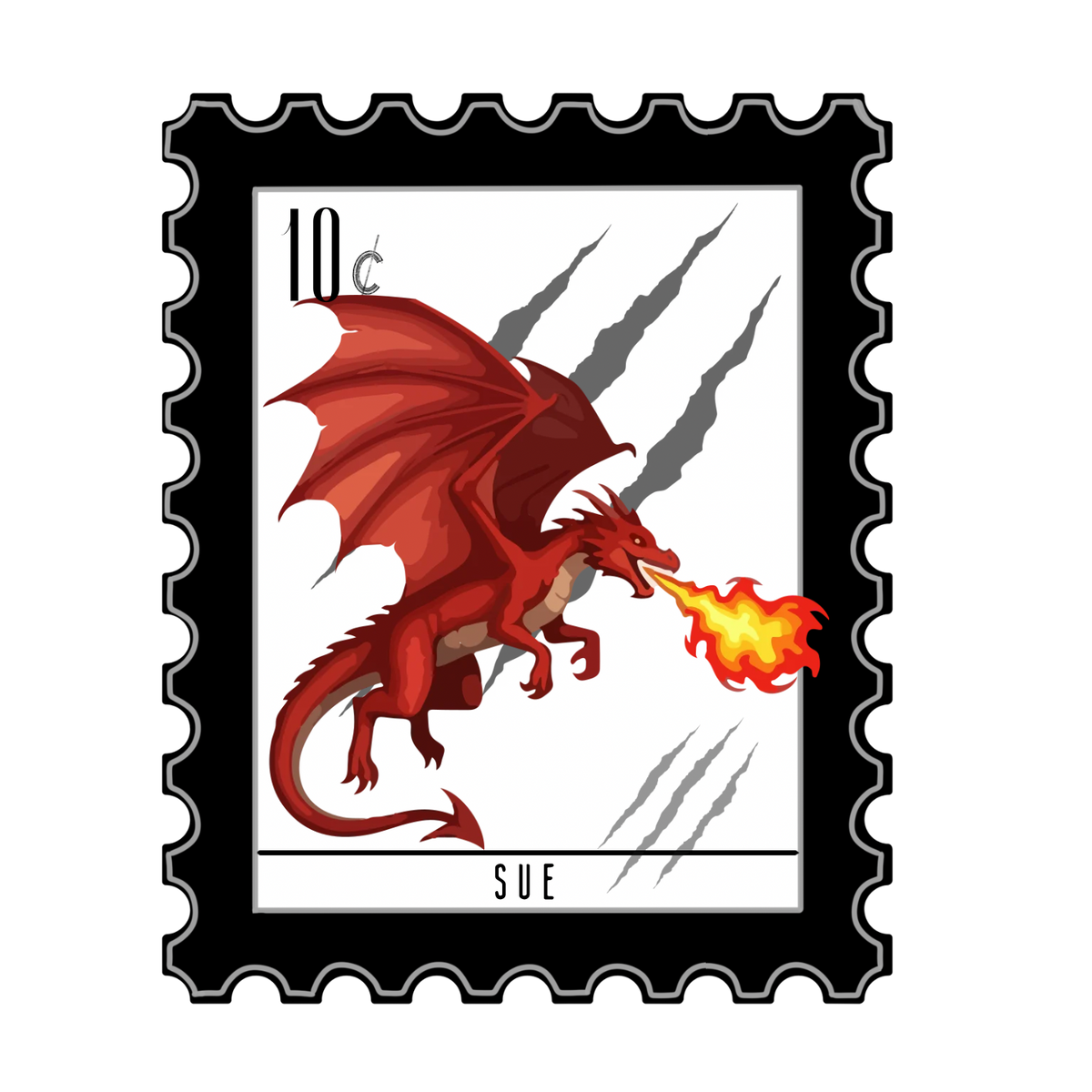 The Monster & Masochist Stamp Sticker