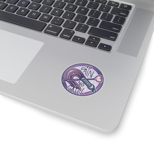 No Pain, No Gain Sticker