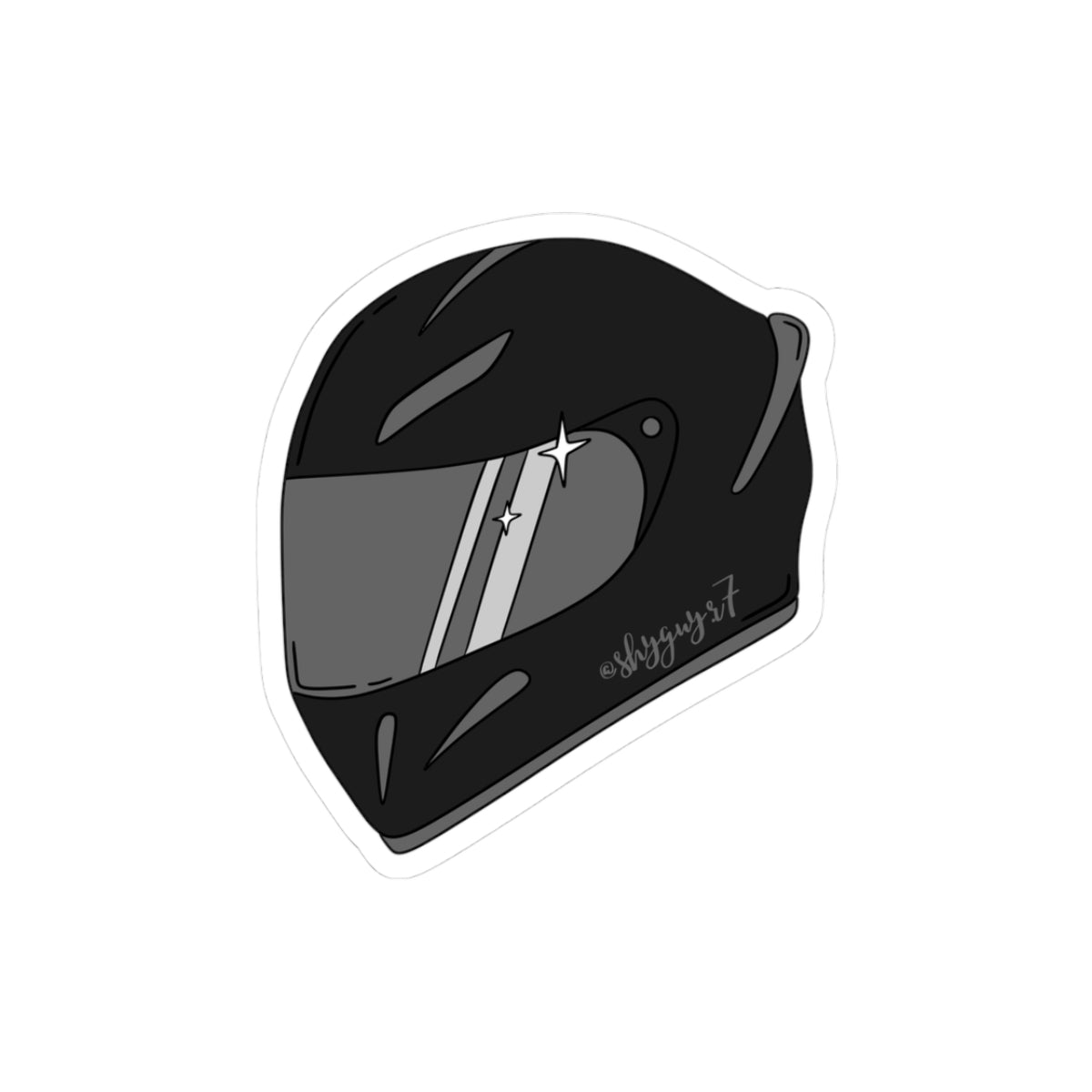Shy Guy's Helmet Sticker