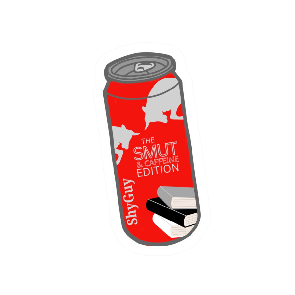 Shy Guy Inspired Drink Sticker