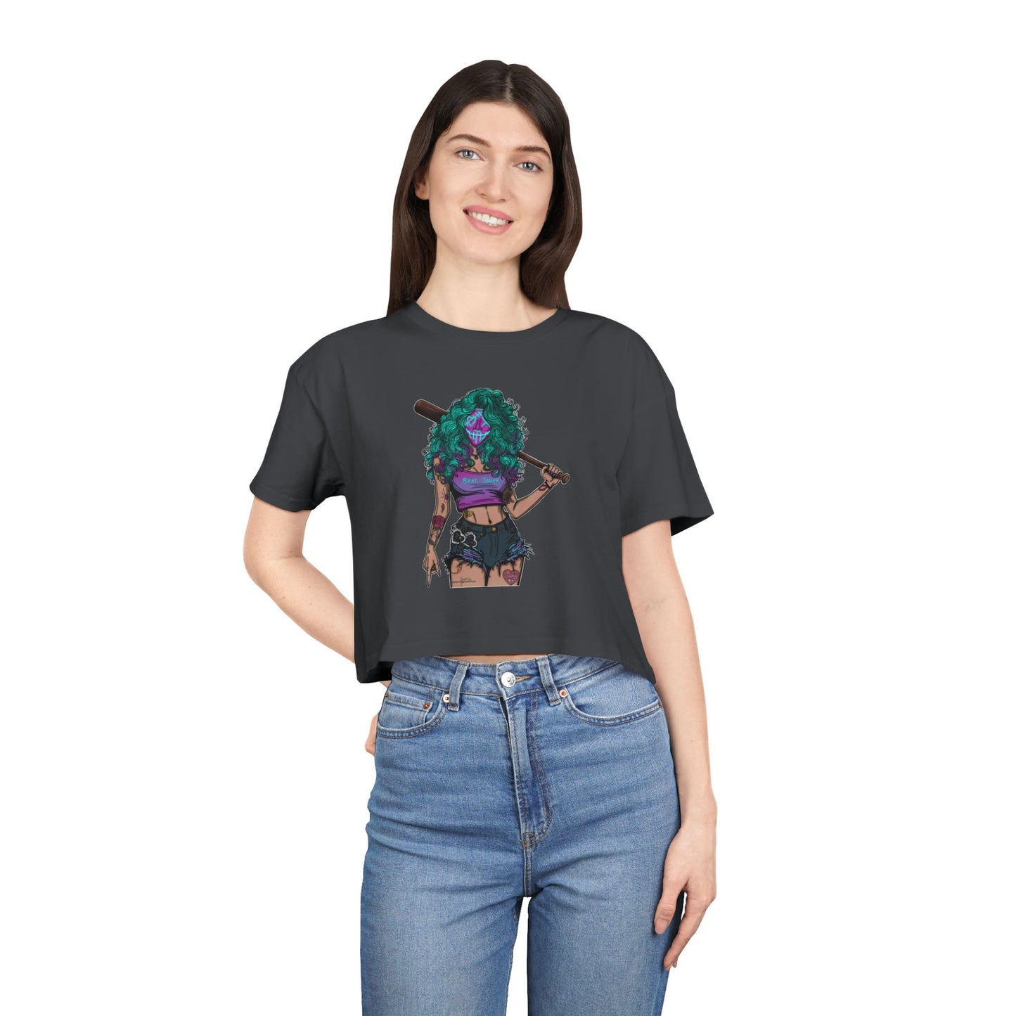Masked Mommy Crop Top