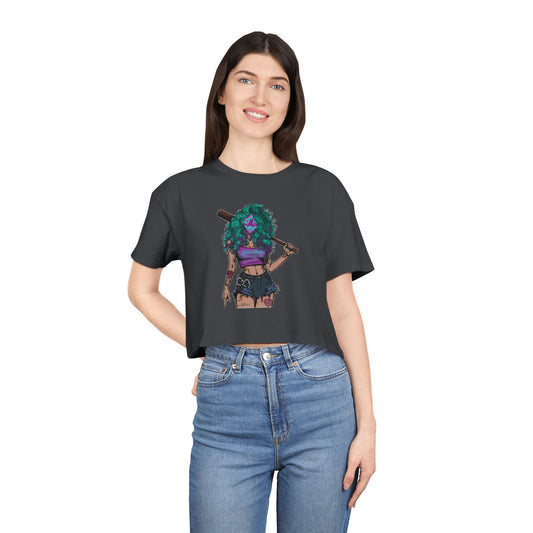 Masked Mommy Crop Top