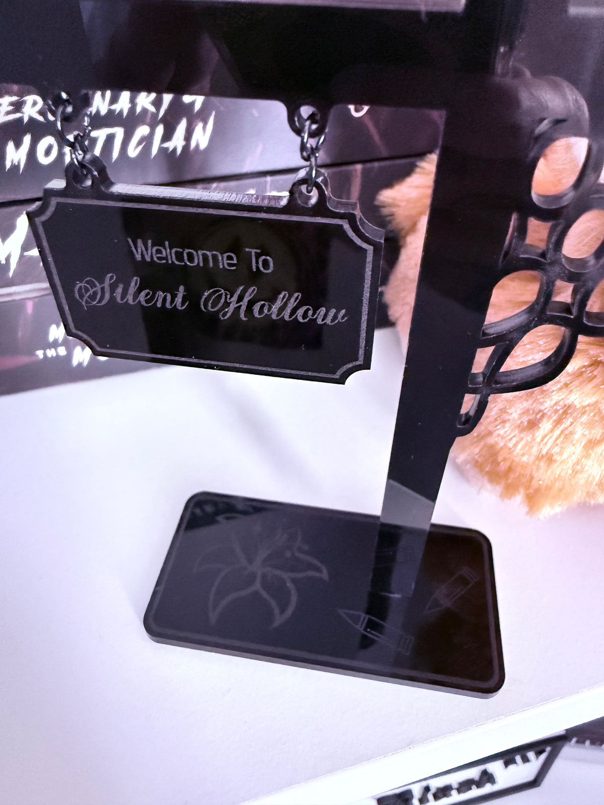 Silent Hollow Acrylic Sign