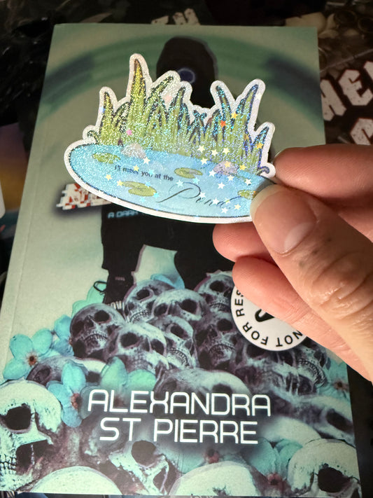 I'll meet you at the pond sticker