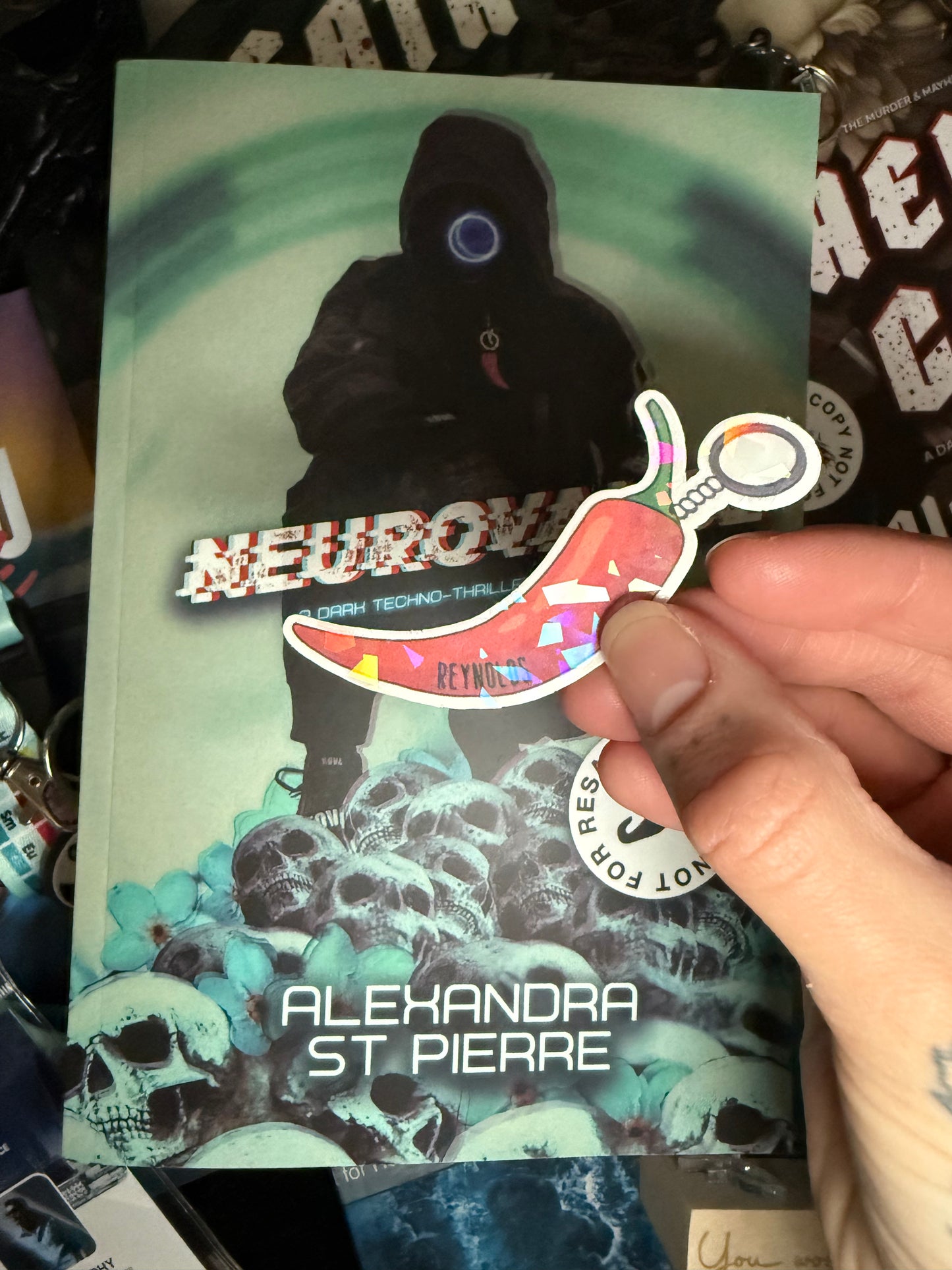 Chili Pepper keychain Sticker