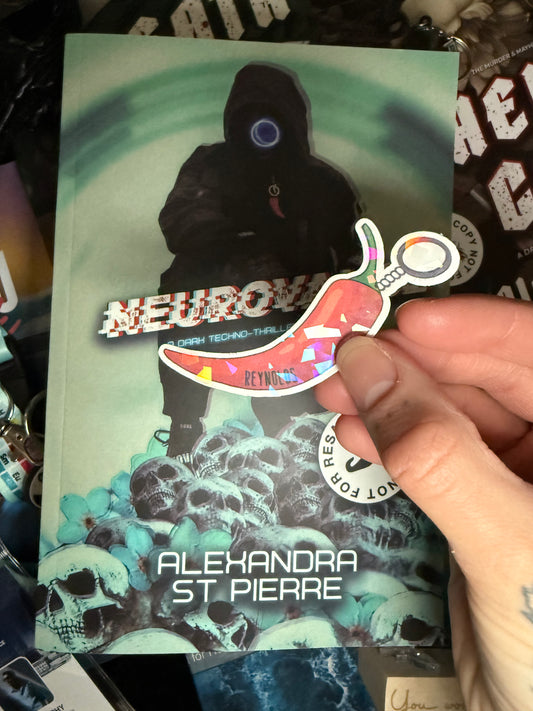 Chili Pepper keychain Sticker